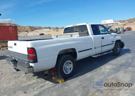 1999 Dodge Ram 2500 from USA, damaged, VIN 1B7KC2362XJ593196